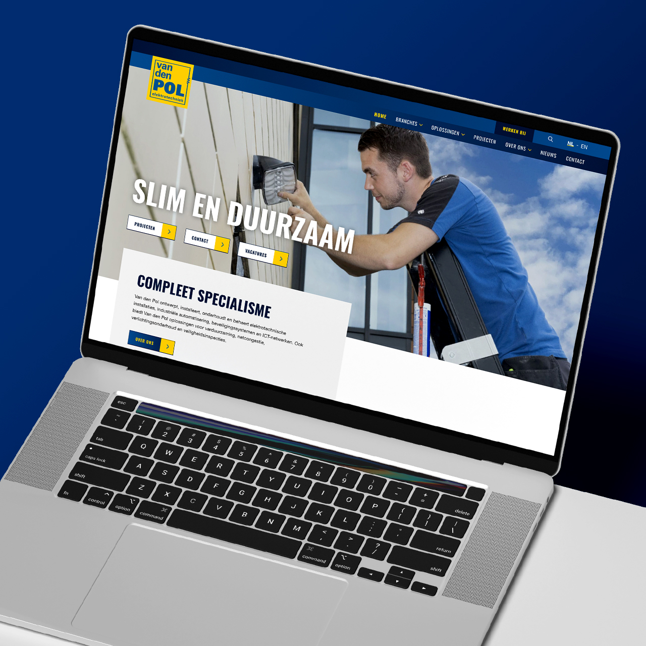 Van den Pol Elektrotechniek – Website
